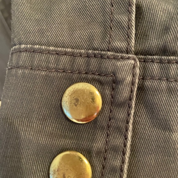 ⭐️SOLD - J Crew Army Green Downtown Field Jacket - Size XXS - Picture 4 of 5